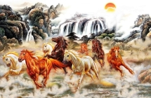 Tranh Sơn Dầu Mã Đáo Thành Công – Ý Nghĩa & Sự Thật Về May Mắn Trong Phong Thủy