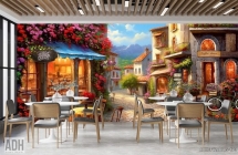 Tổng hợp 19 mẫu vẽ tranh tường cho quán cafe đẹp đầy ấn tượng