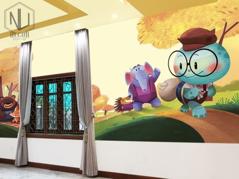 VẼ TRANH TƯỜNG MẦM NON