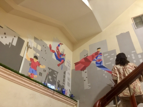VẼ TRANH TƯỜNG MẦM NON