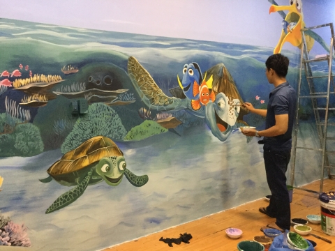 TRANH TƯỜNG 3D