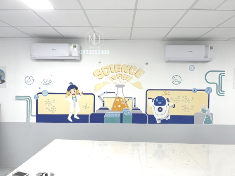 Vẽ Tranh Tường Văn Phòng Đẹp – Không Gian Làm Việc Sáng Tạo | Vẽ Tranh Tường NU TP.HCM
