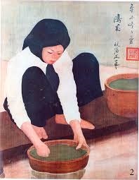 Tranh lụa Việt Nam - Vẽ tranh tường NU