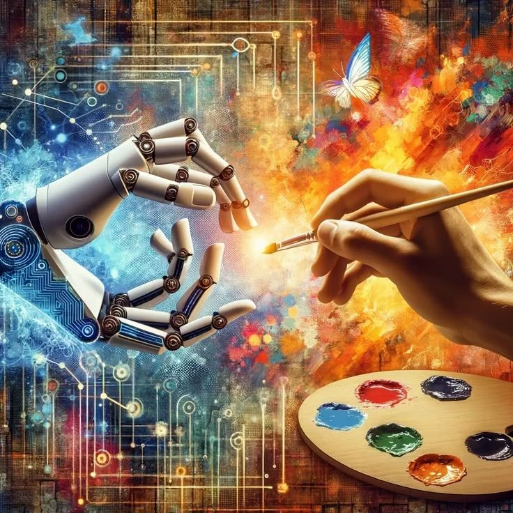 AI công cụ làm nghệ thuật - vẽ tranh tường NU