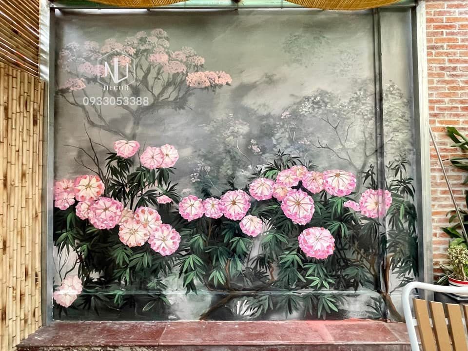 vẽ tranh tường 3D