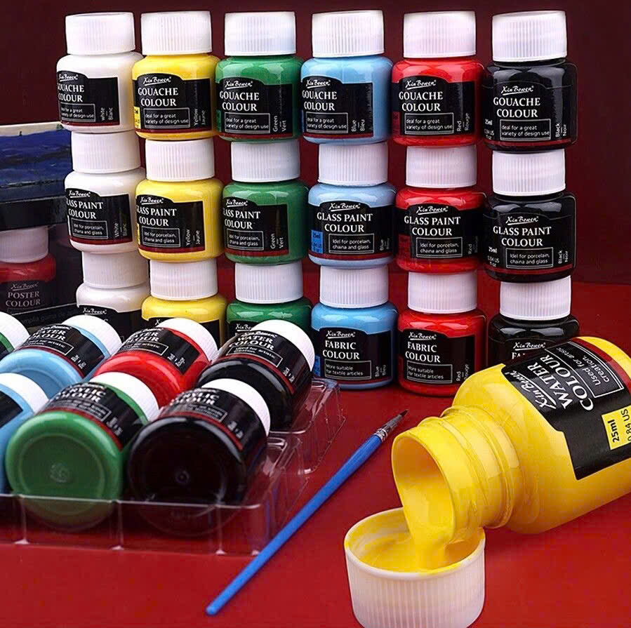 sơn acryclic _ vẽ tranh tường NU